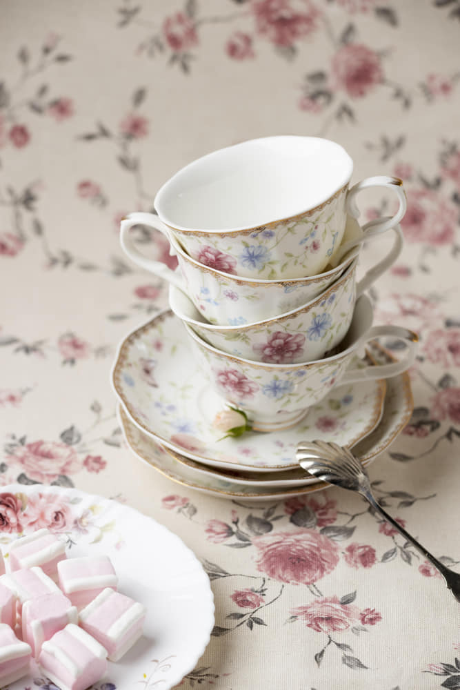 Estilo shabby chic - Tazas vintage