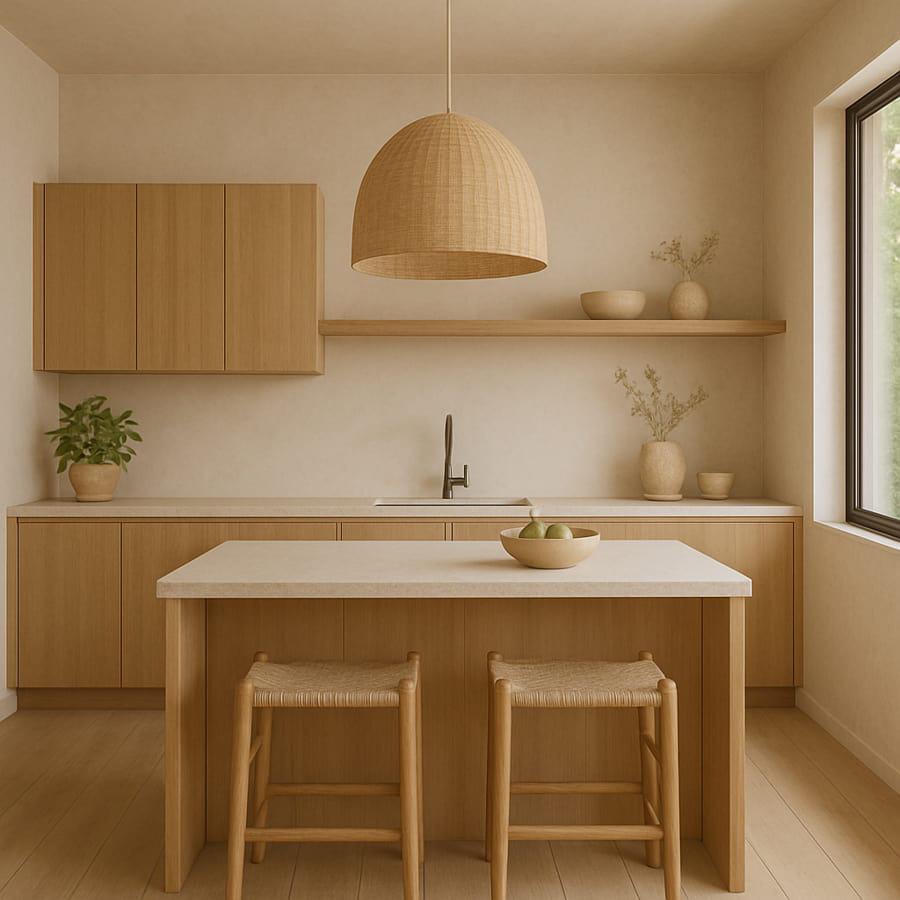 Cocina moderna orgánica