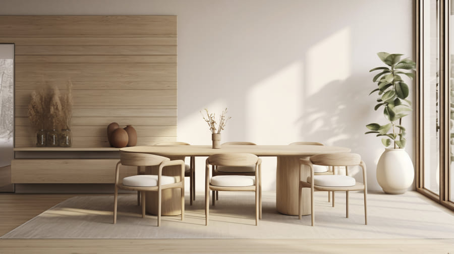 Comedor moderno orgánico