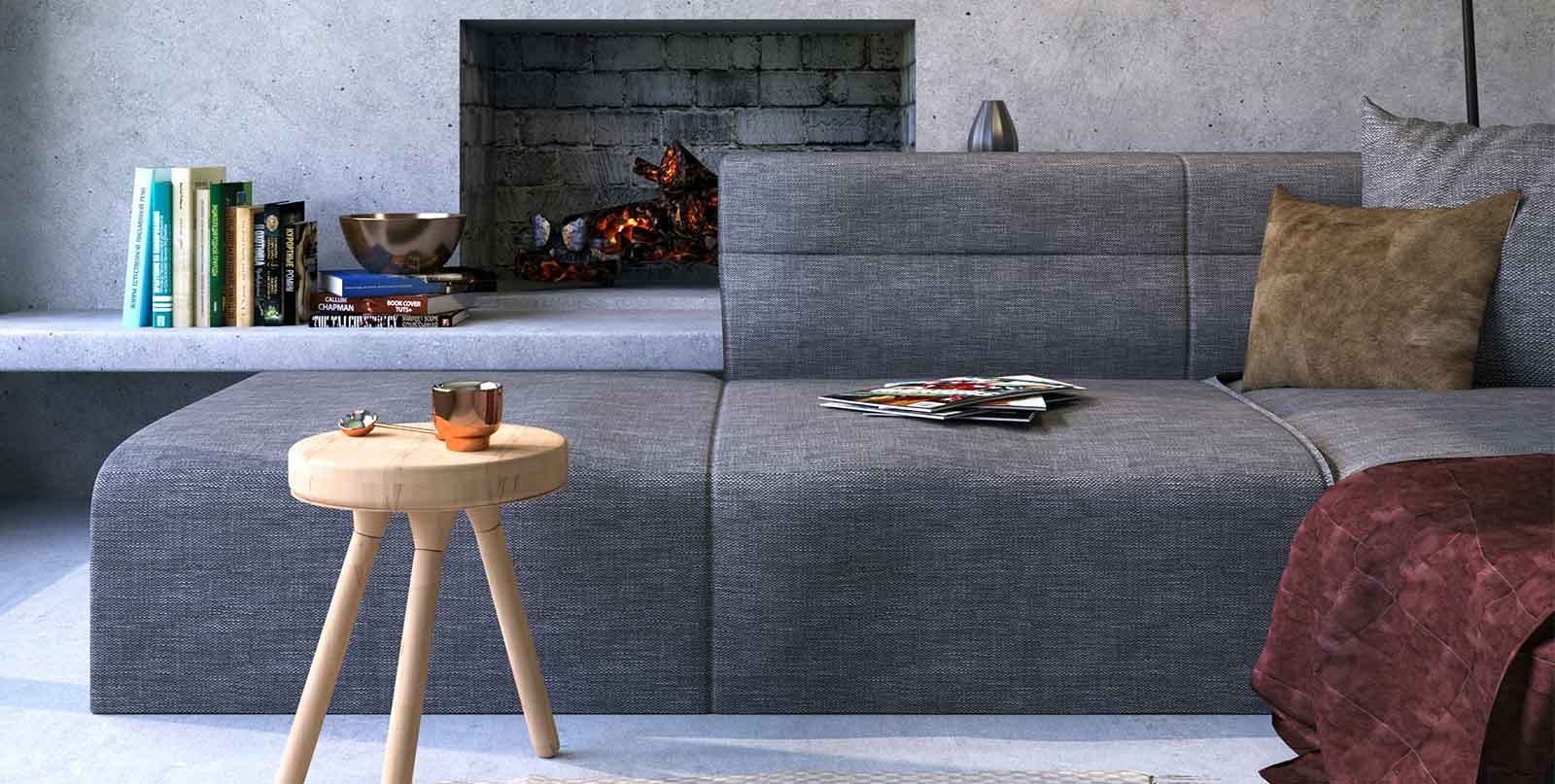 Un sofá gris en tu salón: cómo combinarlo éxito - Maxsofá